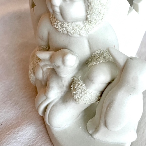 Vintage Delagar Collectibles Votive Tealight Candle Holder Snowbabies - Picture 13 of 16